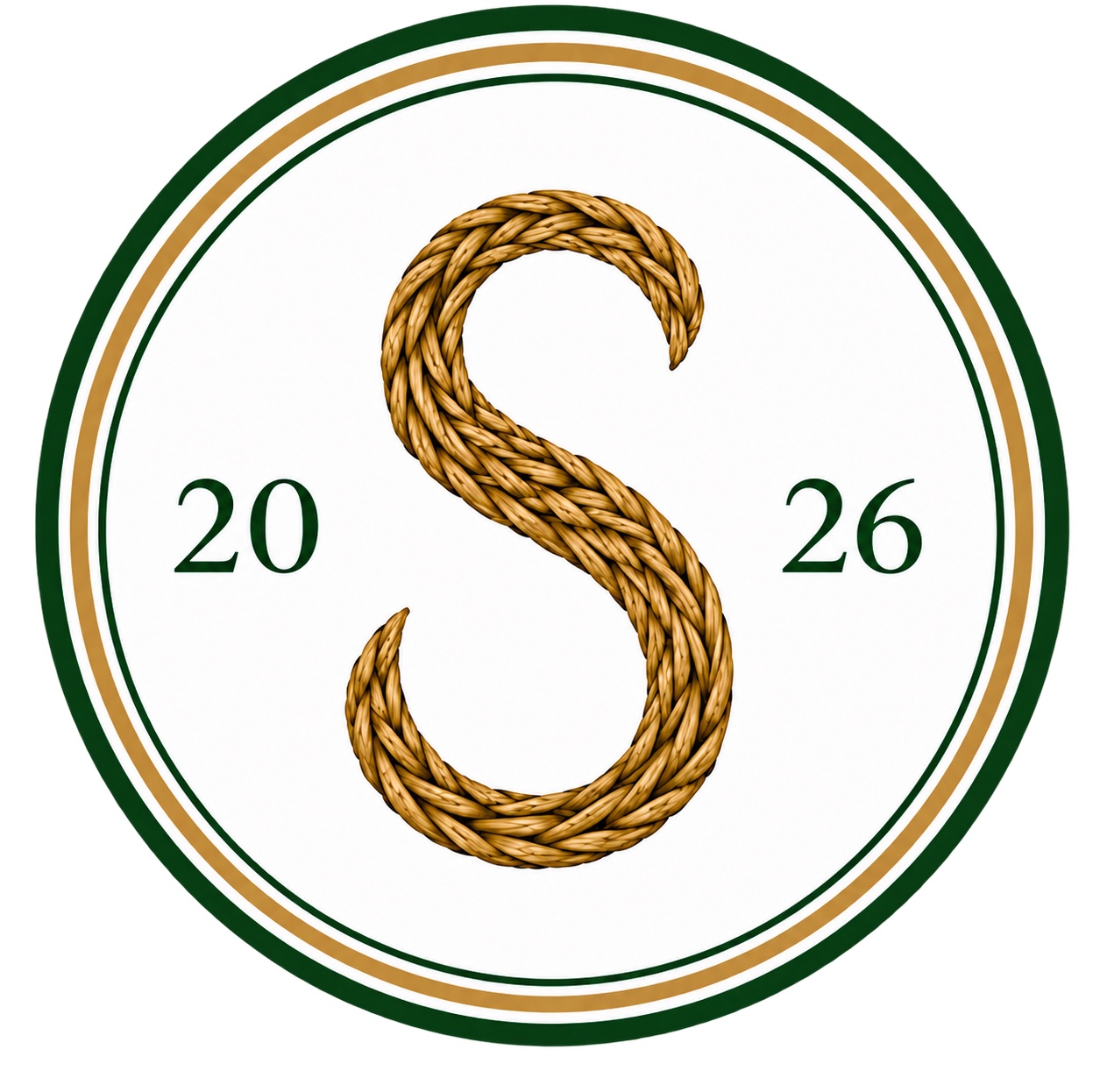 Sweetgrass Invitational braided S tournament crest, established 2026